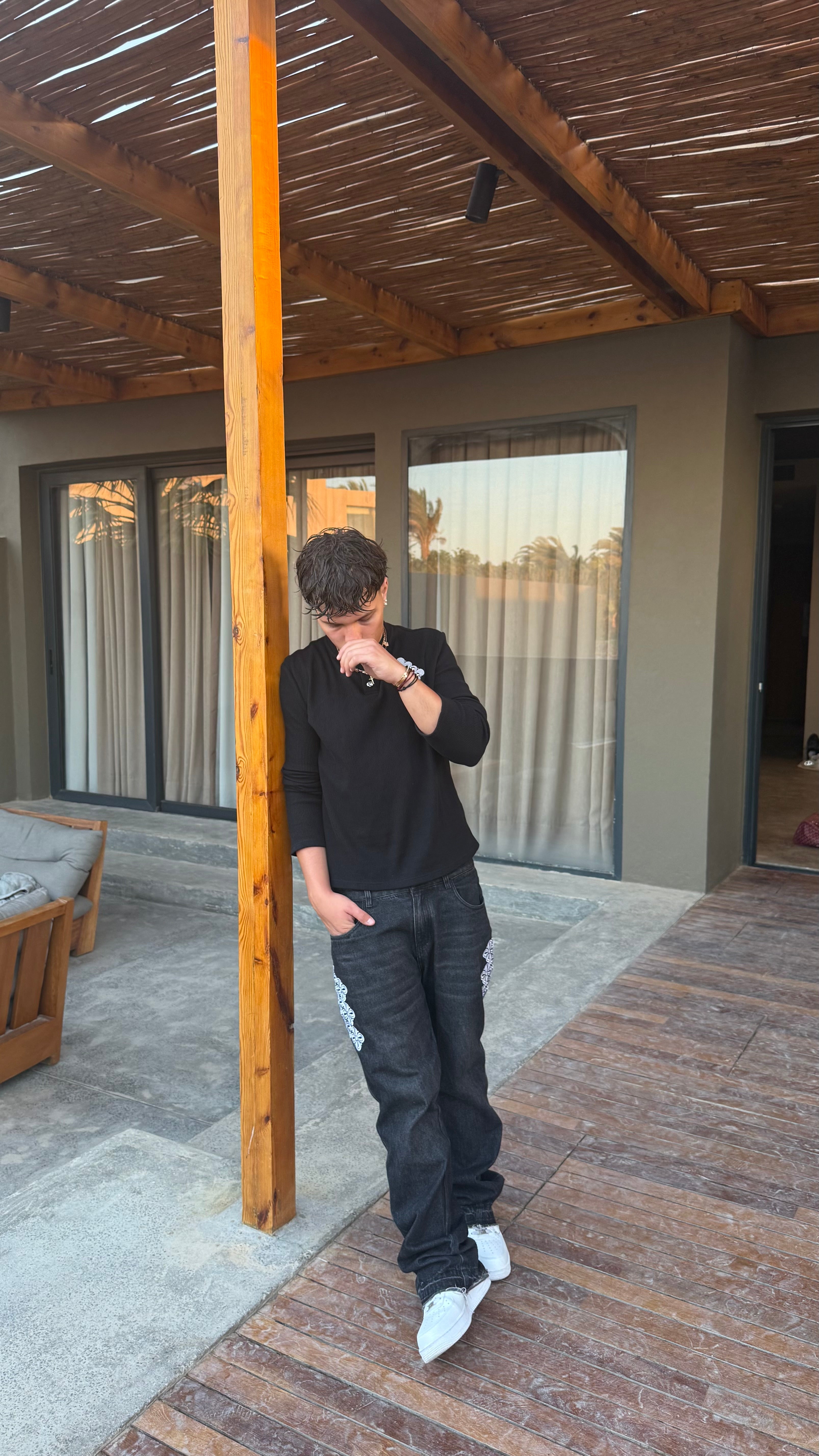 black jeans
