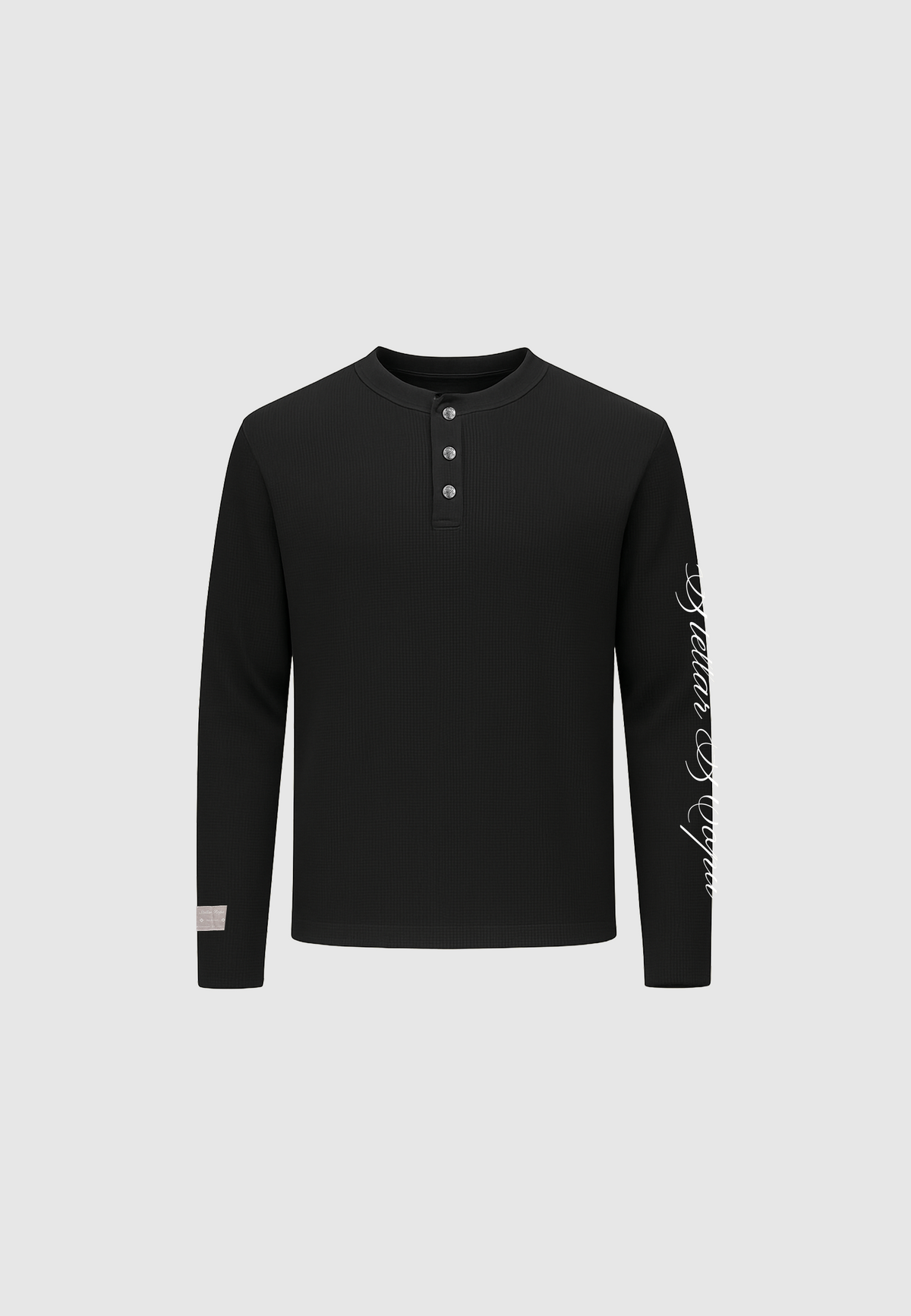 BF Waffle Longsleeve Black