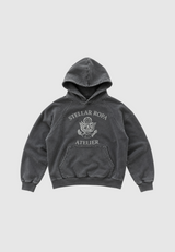 WASHED GREY HOODIE