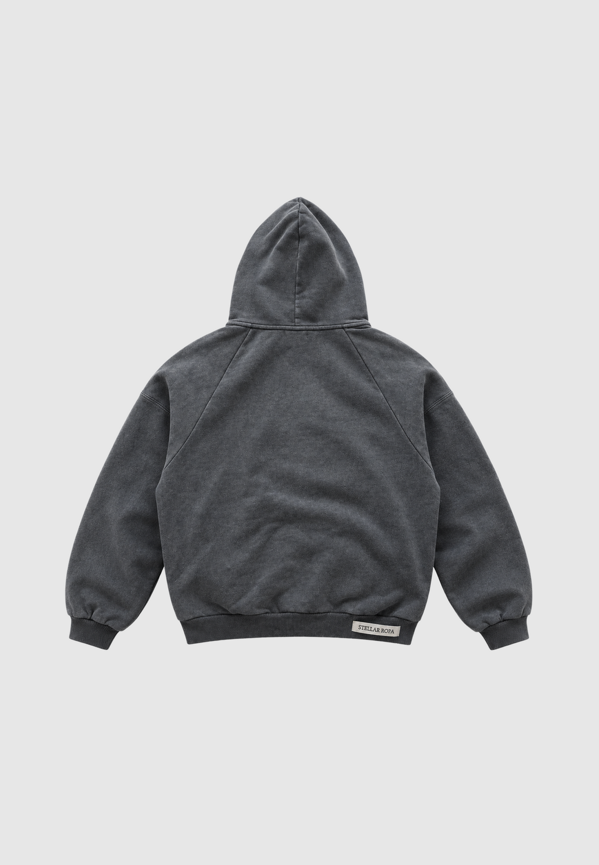 WASHED GREY HOODIE