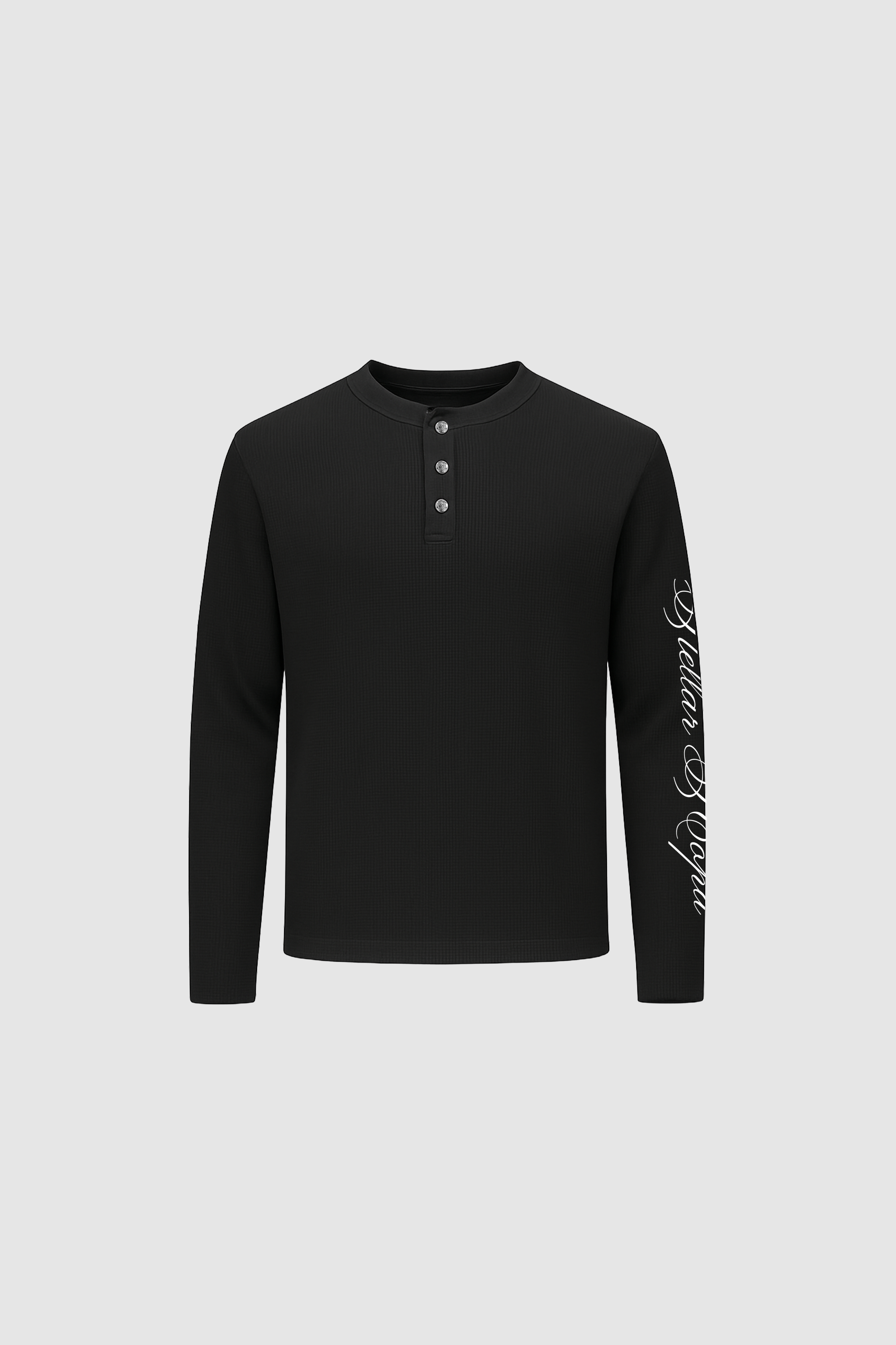 Black Friday Waffle Longsleeve Black